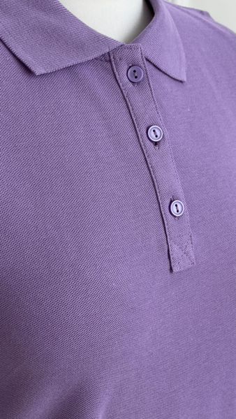Short-sleeve polo shirt, Violet, XS