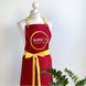 Jacqueline wide belt (red + yellow)