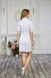 Leslie Uniform Gown (White + red)