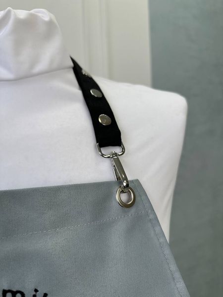 Jacqueline wide belt (Light gray + black)