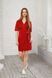 Leslie Uniform Gown (Red + white)