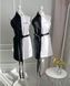 Shirt Apron (Black + white)