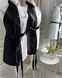 Shirt Apron (Black + white)