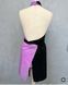 Shirt Apron  (Black + lilac)