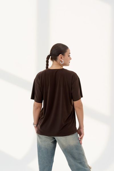Straight T-shirt(chocolate)