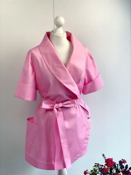 Kimono made of medical cotton (Light pink)