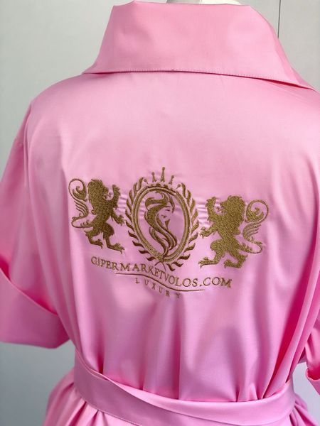 Kimono made of medical cotton (Light pink)