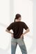 Straight T-shirt(chocolate)
