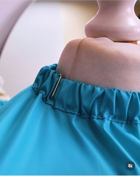Cape with slits for hands (Turquoise)