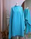 Cape with slits for hands (Turquoise)