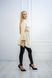 Uniform robe made of raincoat fabric (Light beige)