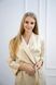 Uniform robe made of raincoat fabric (Light beige)